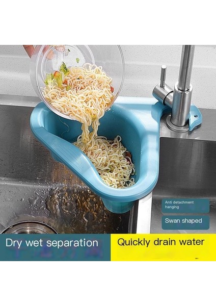 Drenaj Sepeti Çok Fonksiyonlu No-Punch Mutfak Lavabo Su Filtresi Mavi (Yurt Dışından) fiyatları
