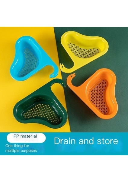 Lavabo Drenaj Sepeti Filtre Sepeti Asılı Sebze Drenaj Rafı (Yurt Dışından)