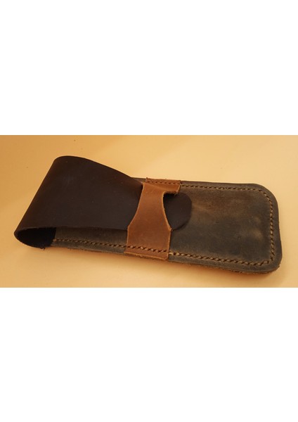 Crazy Hors Hakiki Deri El Emeği Kalemlik Kalem Kutu 27 cm 6 cm 5A2 fiyatları
