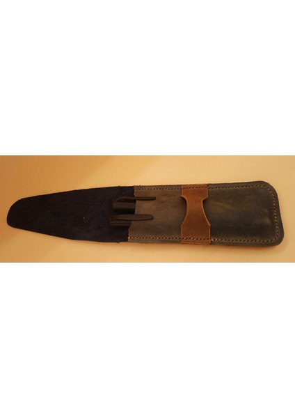 Crazy Hors Hakiki Deri El Emeği Kalemlik Kalem Kutu 27 cm 6 cm 5A2 fırsatları
