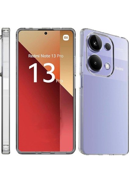 Xiaomi Redmi Note 13 Pro 4g Kılıf Silikon Şeffaf Kapak