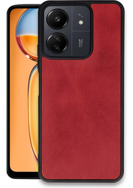 Xiaomi Redmi 13C Kılıf Aras Seri Deri Kapak