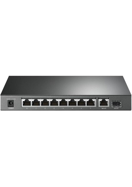 Tp-Lınk TL-SG1210P 8 Port Gıgabıt + 1x Gıgabıt RJ45/SFP Uplınk 63W Poe Metal Kasa Swıtch