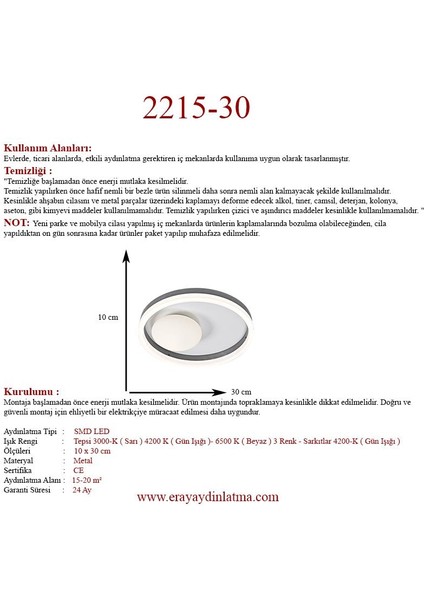 2215-30 Plofonyer Led Avize