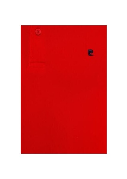 Erkek Nar Çiçeği Slim Fit Polo Yaka T-Shirt indirimleri