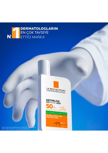 Anthelios Oil Control Fluid Spf50+ Renkli Güneş Koruyucu 50 Ml- Tüm Cilt Tipleri İçin Yüz Kremi