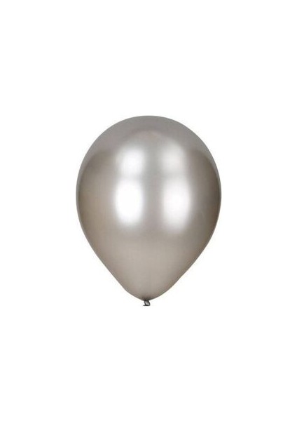 30 Adet Metalik Mor, Lila, Gümüş Parlak Balon modelleri