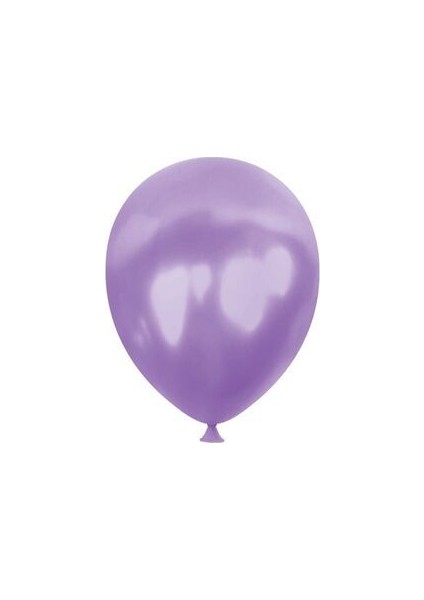 30 Adet Metalik Mor, Lila, Gümüş Parlak Balon fırsatları