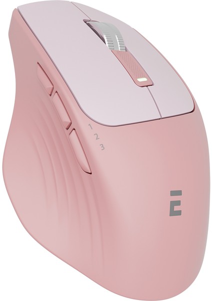 SM-BT21 Pembe 2in1 Bluetooth ve Wireless 2.4ghz USB Kablosuz Mouse Ofis Mouse Sessiz Mouse
