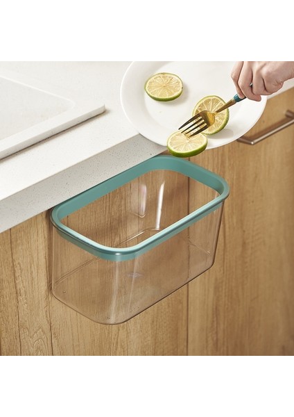 Dolap Kapısı Duvara Monte Çöp Kutusu Plastik Şeffaf Asılı (Yurt Dışından)