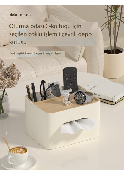 Doku Kutusu, Oturma Odası, Üst Düzey Hafif Lüks Doku Kutusu, Cep Telefonu Tutucusu, Uzaktan Kumanda Saklama Kutusu (Yurt Dışından)