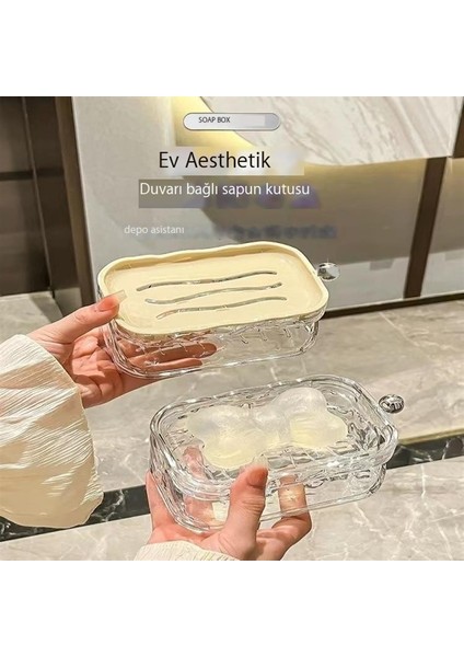 Su Dalgalanma Sabunluk Duvara Monte Banyo Yumruksuz Çift Katmanlı Sabunluk Ev Banyo (Yurt Dışından) fiyatları
