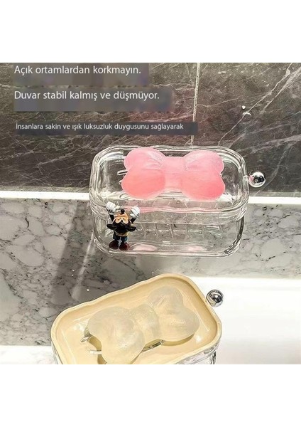 Su Dalgalanma Sabunluk Duvara Monte Banyo Yumruksuz Çift Katmanlı Sabunluk Ev Banyo (Yurt Dışından) indirimleri