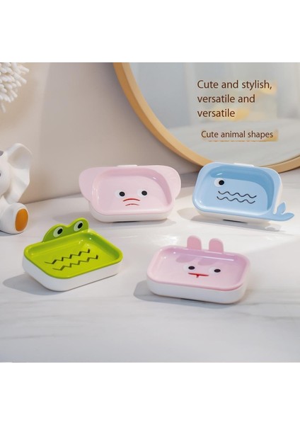 Duvara Monte Vantuzlu Sabun Kutusu Sevimli Karikatür Çocuk Balina Sabun Kutusu Ev Banyo Lavabosu (Yurt Dışından) fırsatları