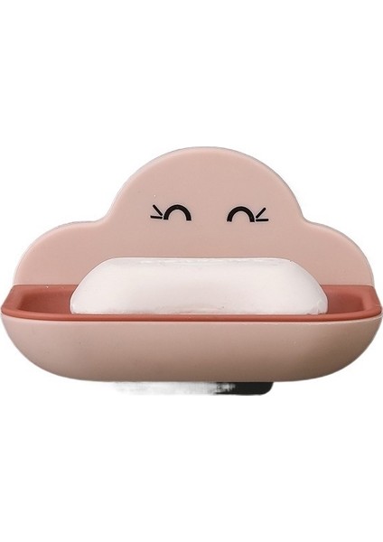 Sabun Kutusu Vantuz Duvara Monte Sabun Kutusu Rafı Sevimli Drenaj Banyo Yumruksuz Depolama Rafı Sabun Kutusu (Yurt Dışından)