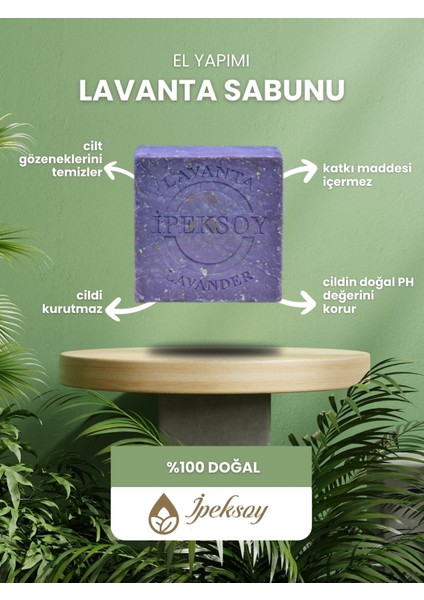 Lavanta Sabunu El Yapımı  Doğal 100 gr 1 Adet