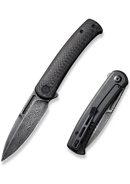 Cetos Twill Carbon Fiber Black Çakı