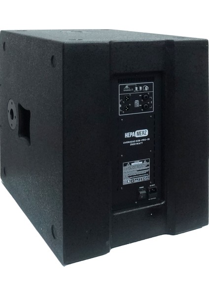 Hepa Merz Over Head SUB-PRO15-AP 2500W 15 inç Aktif Subwoofer Subbass Hoparlör