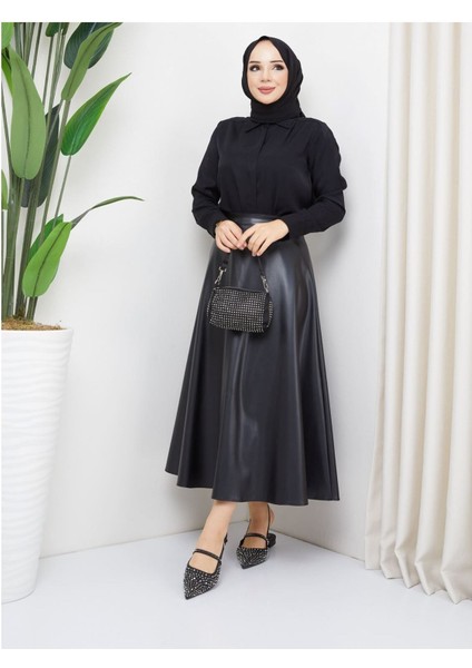 Mevlana Model Deri Etek