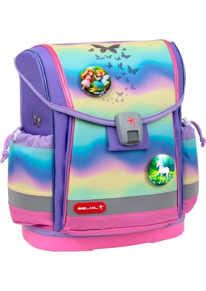 Rainbow Ombre Ortopedik Mıknatıslı Okul Çantası 405 78/AG fiyatları