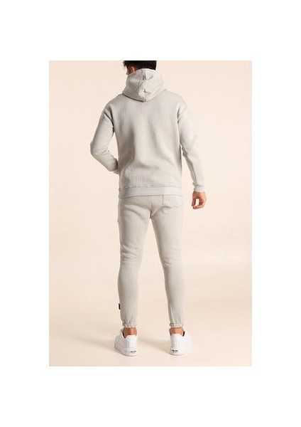 Erkek Oversize 3 Iplik Jogger Eşofman Takımı