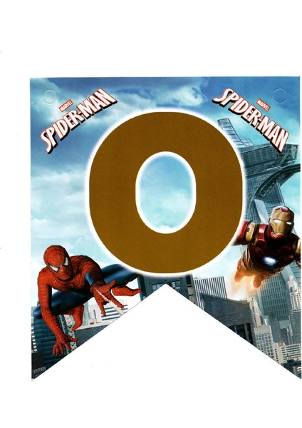 Spiderman (Örümcek Adam) Temalı Iyiki Doğdun Banner