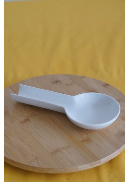 Gönül Beyaz Geniş Kaşıklık Kepçelik 24 cm