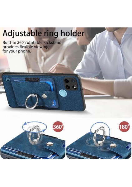 Realme C21Y Halka Tutucu Manyetik Araç Montaj Crad Yuvası Standı Için Kılıf (Yurt Dışından) fiyatları