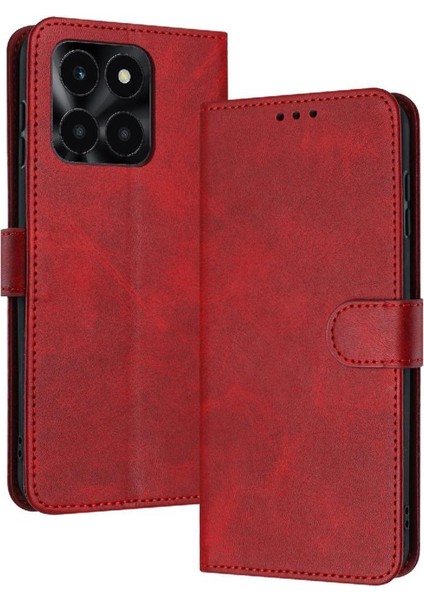 Toka ile Kart Yuvası Saf Renk Kickstand ile Onur X6A Için Flip Case (Yurt Dışından)