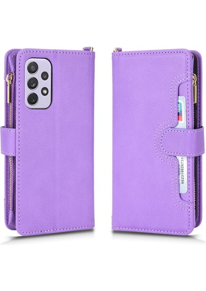 Samsung Galaxy A53 5g Deri Kapak Manyetik Pu Deri Flip Case (Yurt Dışından)