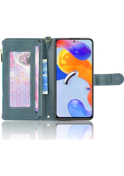 Xiaomi Redmi Için Not 11 Pro Manyetik Pu Deri Kapak Çevirin Deri Kapak (Yurt Dışından)