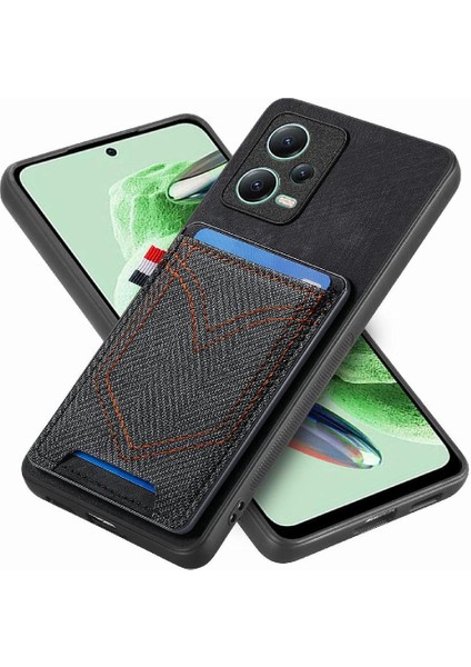 Xiaomi Redmi Için Not 12 5g Kot Cep Tasarım Manyetik Araç Montaj (Yurt Dışından)