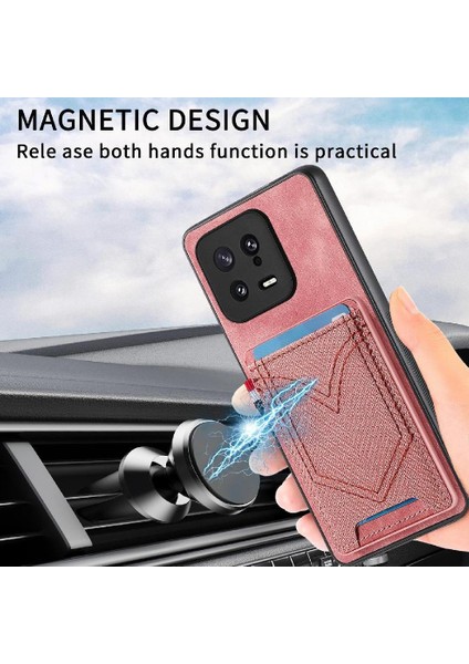 Xiaomi 13 Için Crad Yuvası Kot Cep Tasarım Manyetik Araç Montaj (Yurt Dışından) indirimleri