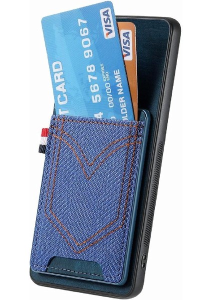Xiaomi Redmi Için Not 12 5g Kot Cep Tasarım Manyetik Araç Montaj (Yurt Dışından)
