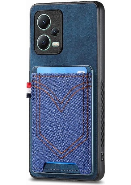 Xiaomi Redmi Için Not 12 5g Kot Cep Tasarım Manyetik Araç Montaj (Yurt Dışından)