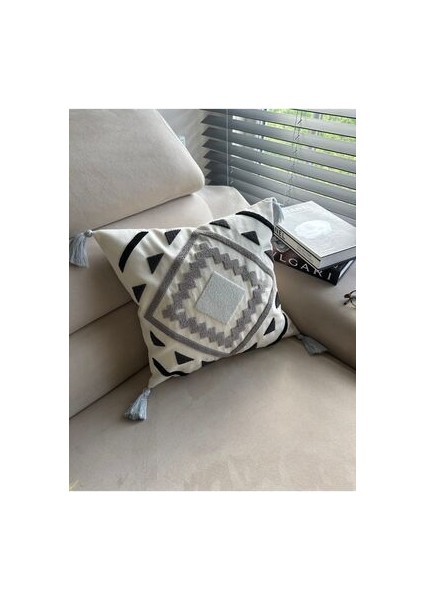 Punch Nakışlı Kırlent Kılıfı modelleri