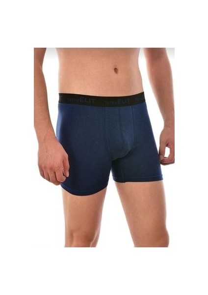 Penye Likralı Pamuklu Tutku Erkek Boxer Spor Renkli 6'lı Paket