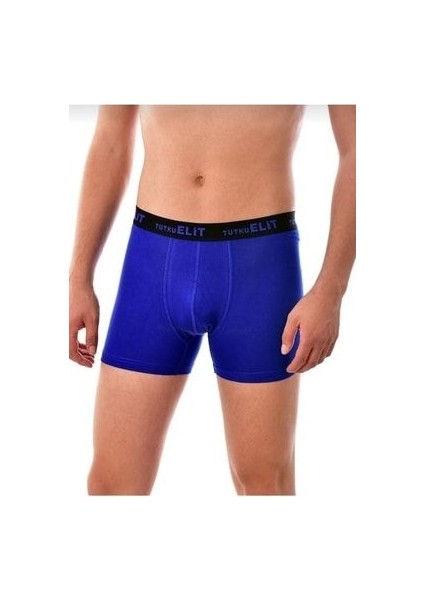 Penye Likralı Pamuklu Tutku Erkek Boxer Spor Renkli 6'lı Paket fırsatları