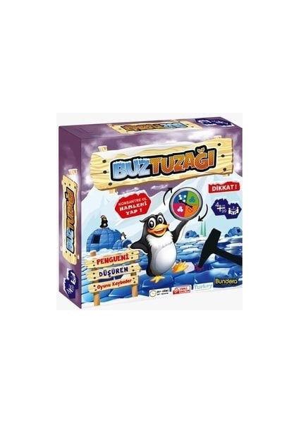 Buz Kırma Oyunu Ice Trap Son Kale Eğlenceli Aile Oyunu 3+ Yaş İçin Stratejik Oyun