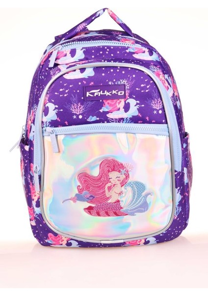 Kids Sırt Çantası Aynalı Nakışlı Mermaid L5138