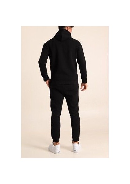 Erkek Oversize 3 Iplik Jogger Eşofman Takımı