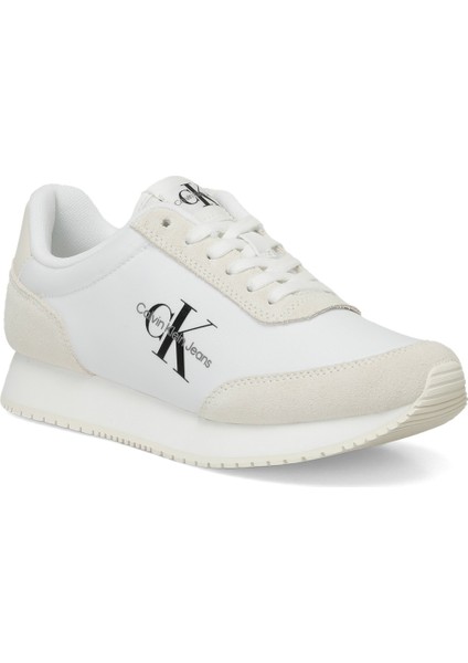 Calvin Klein Retro Runner Low Lace Ny Beyaz Kadın Sneaker