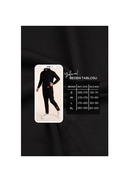 Erkek Oversize 3 Iplik Jogger Eşofman Takımı