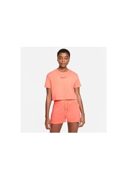 DJ4125-693 Crop Kadın T-Shirt