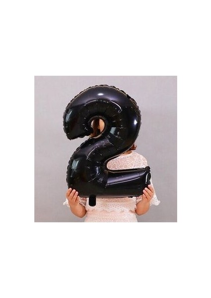 2 Yaş Siyah Rakam Balonlu Mickey Mouse Balon Seti Mini Fare Temalı 17'li Set fırsatları