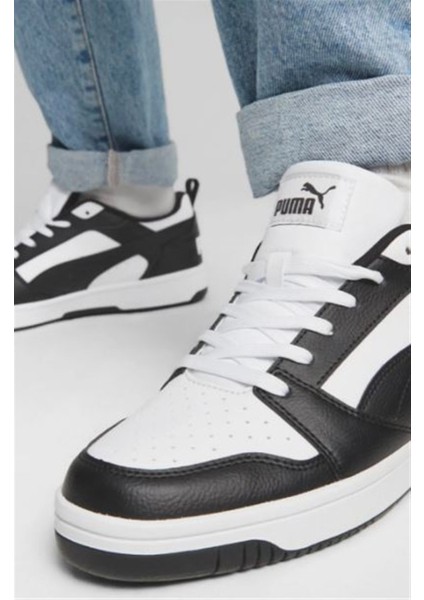 Rebound V6 Low Siyah/beyaz Erkek Sneaker - 392328 01