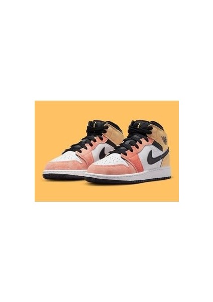 Air Jordan 1 Mid Se Flight Club Beyaz Turuncu Sarı Erkek Günlük Ayakkabı DX4332-800 fiyatları
