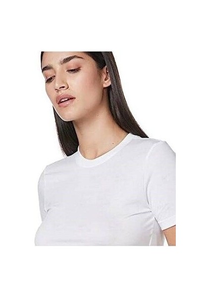 Air Baskılı Dar Kesimli Kısa Kadın Tişört DZ3751-121 fiyatları