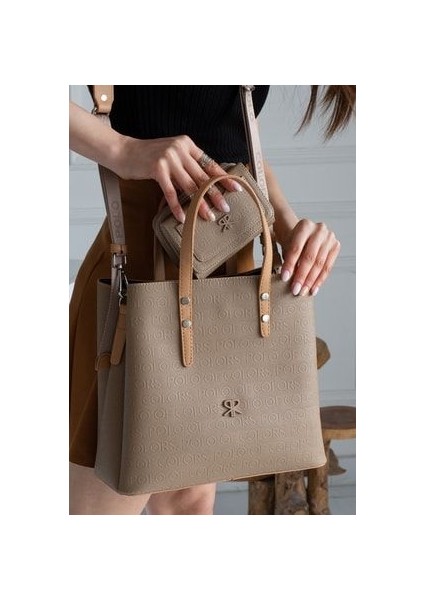 Şık Ikili Kombin Çanta Ebat 27X30 Cüzdan 10X12 Ebatında fiyatları