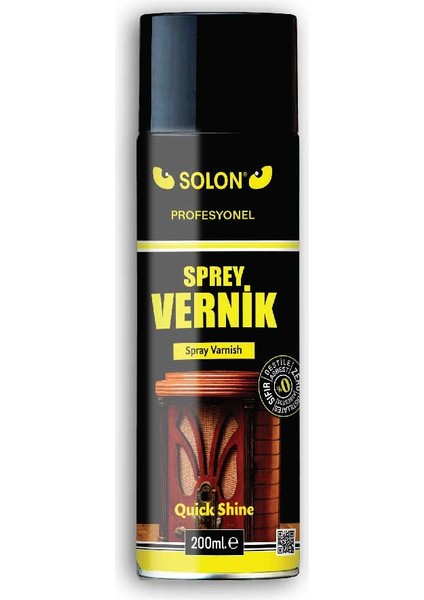 Profesyonel 200 ml Sprey Vernik 5 Adet